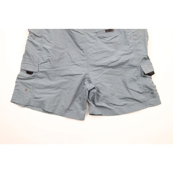 Vintage 90s Streetwear Mens Small Faded Belted Lined Above Knee Cargo Shorts - Picture 11 of 12